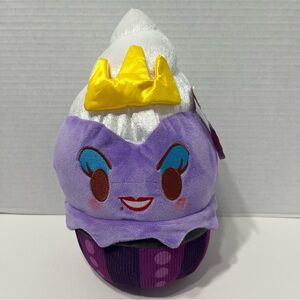 DISNEY Munchlings Squeeze-A-Munch Lavender Ice Cream Sundae Ursula plush toy